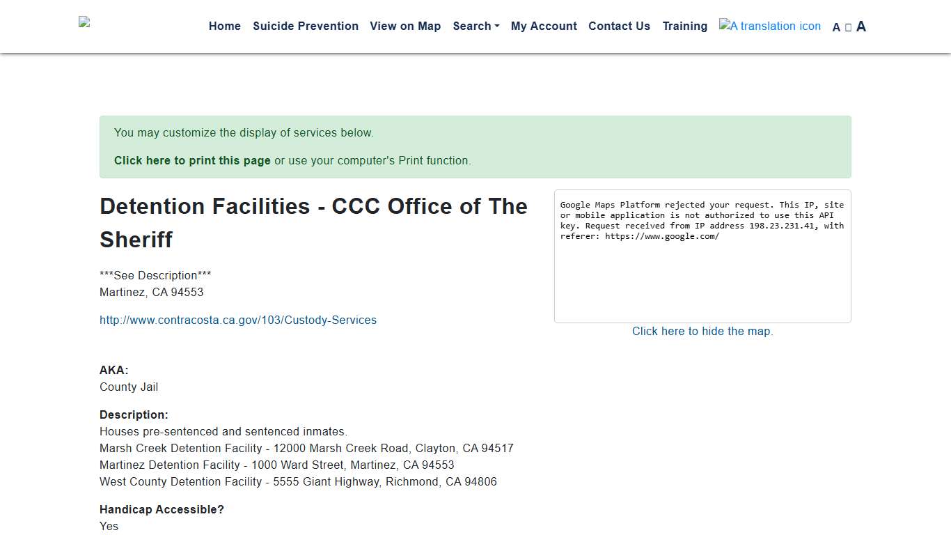 Contra Costa Crisis Center